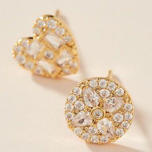 NWT Anthropologie Becca Post Earring Set